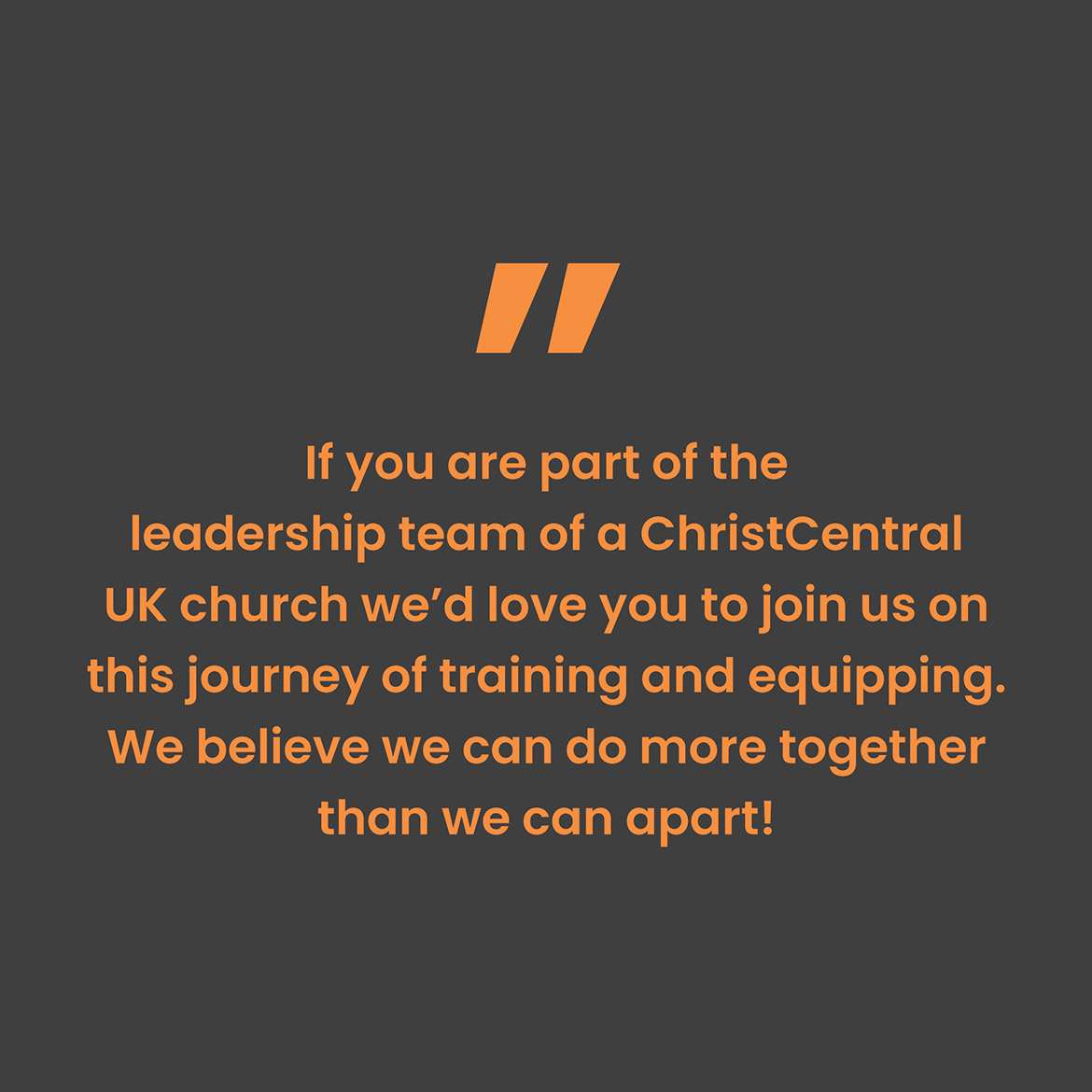Practical Leaders Training Quote